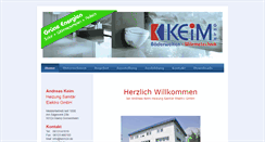 Desktop Screenshot of keim24.de